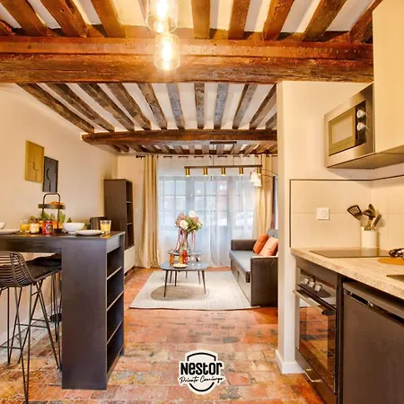 公寓 La Casa Corail - Relaxation In The Town Centre 凯恩